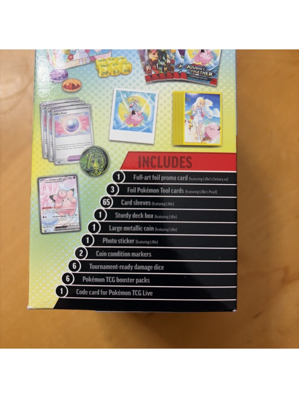 Pokemon TCG Lillie Premium Tournament Collection Box Clefairy ex Promo BRAND NEW - Picture 4 of 9